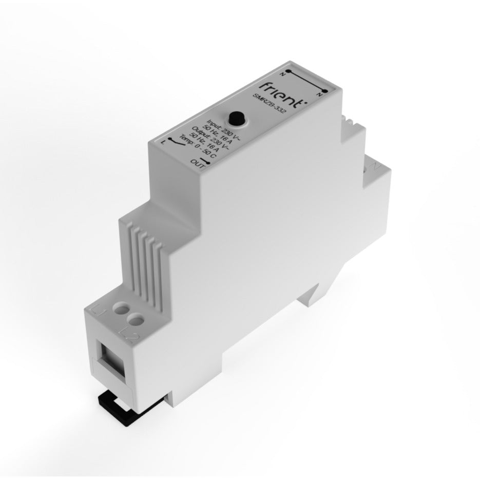 Frient smart din relay relais (lichtgrijs, zigbee)