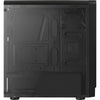 Aerocool rift midi tower behuizing (zwart | 3x usb-a | rgb | window)