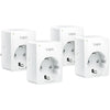 Tp-link tapo p100 mini smart wifi-stopcontact (4 pack) schakel stekkerdoos (wit, 4 stuks)