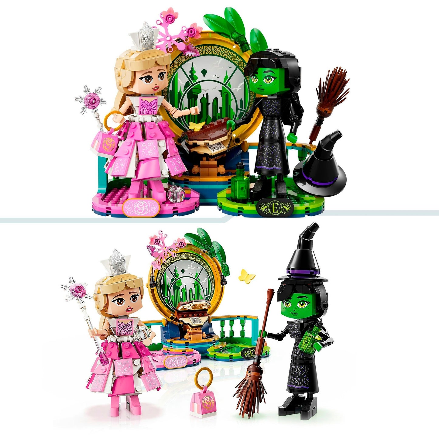 Lego wicked elphaba en glinda figuren - 75682