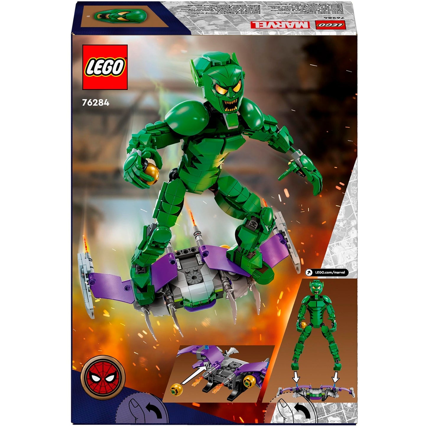 Lego super heroes 76284 green goblin bouwfiguur