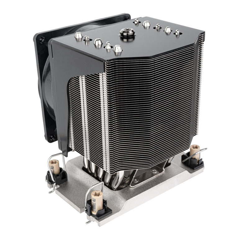 Silverstone sst-xe04-4677vb cpu-koeler (zwart, 4-pins pwm fan-connector)