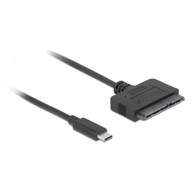 Delock usb type-c converter to 22 pin sata 6 gb s (zwart)
