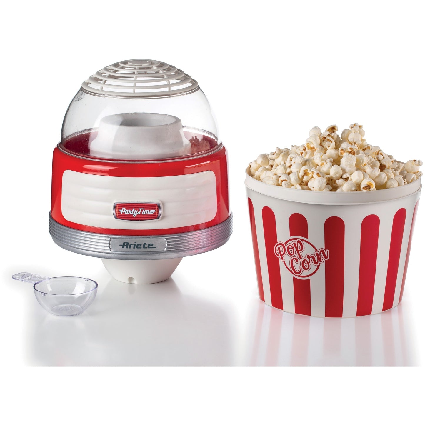 Ariete party time pop corn xl machine 2957 00 popcornmaker (rood wit)