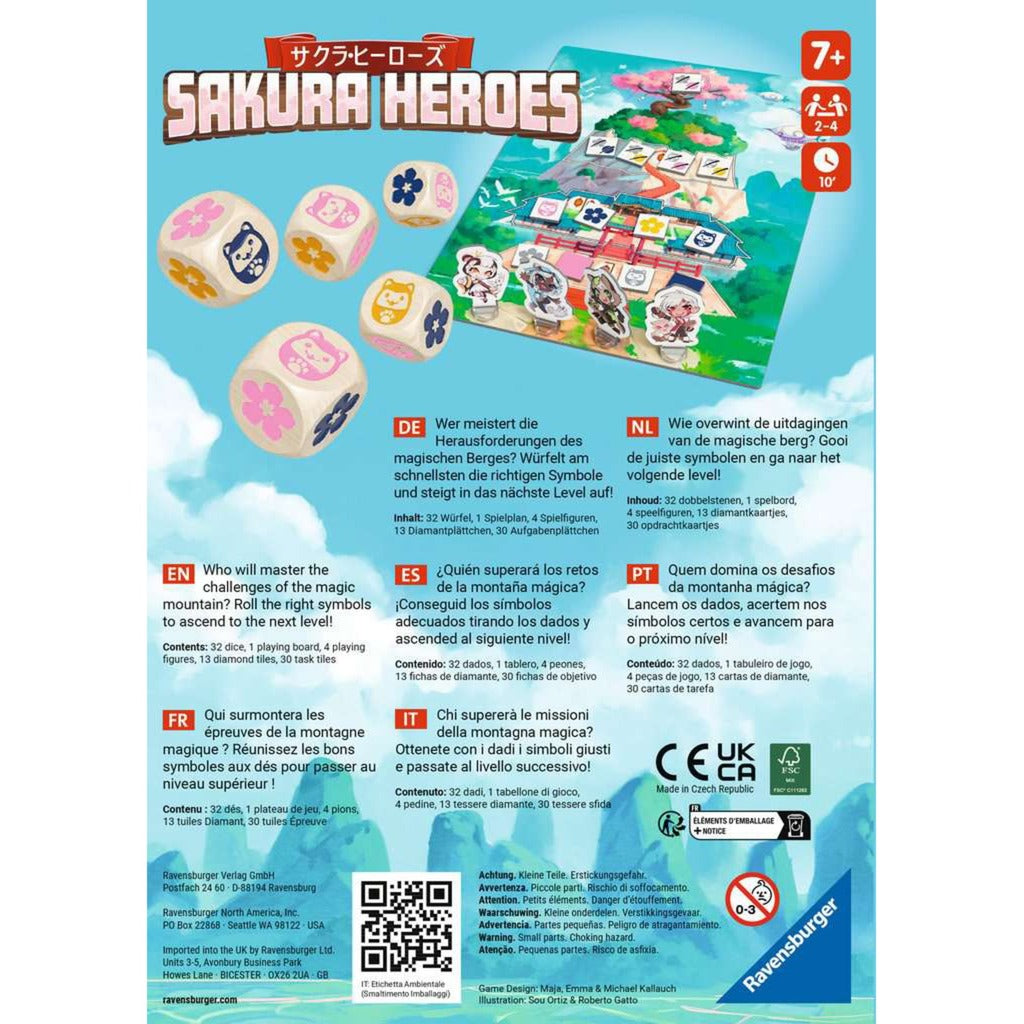 Ravensburger sakura heroes dobbelspel