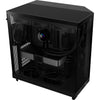 Nzxt h6 flow midi tower behuizing (zwart | 2x usb-a | 1x usb-c | tempered glass)