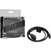 Silverstone slim sata 2-in-1 datakabel + stroomadapter (zwart, cp10)