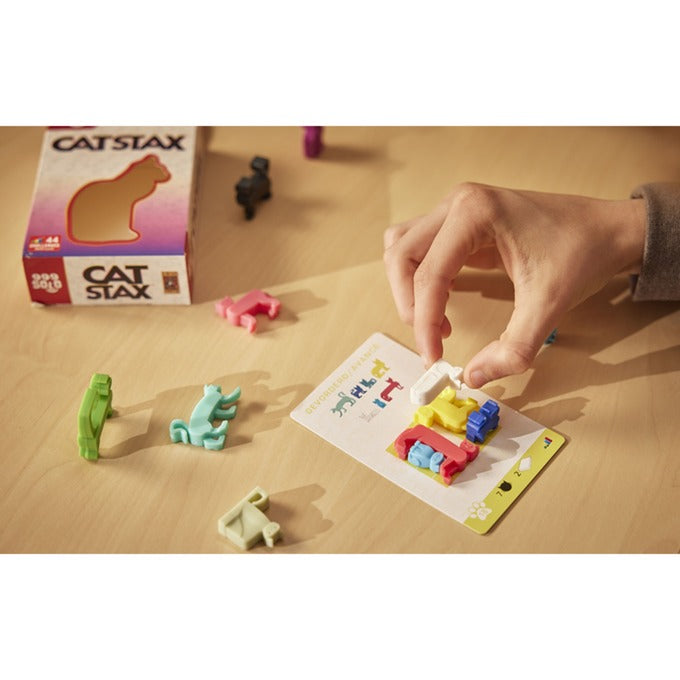 999games 999 games cat stax denkspel (nederlands, 1 speler, vanaf 7 jaar, 44 opdrachten)