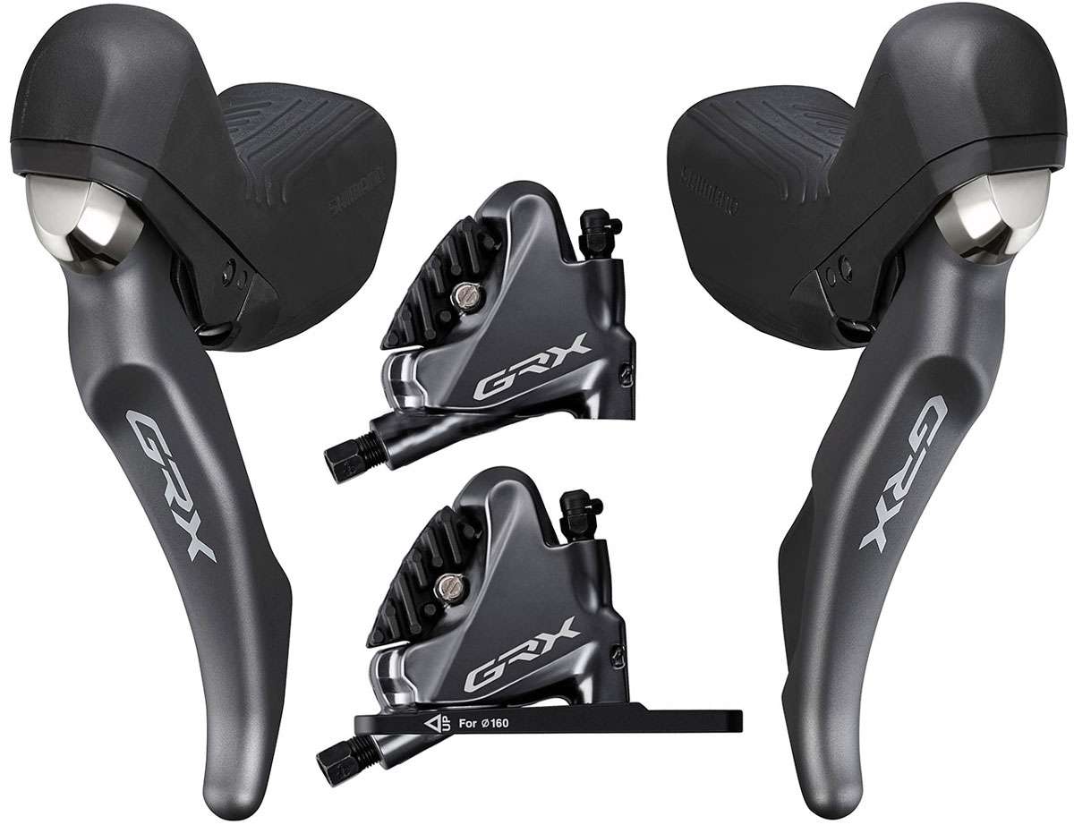 Shimano grx st-rx810-la rx810+br-rx810 1x11-speed disc brake set