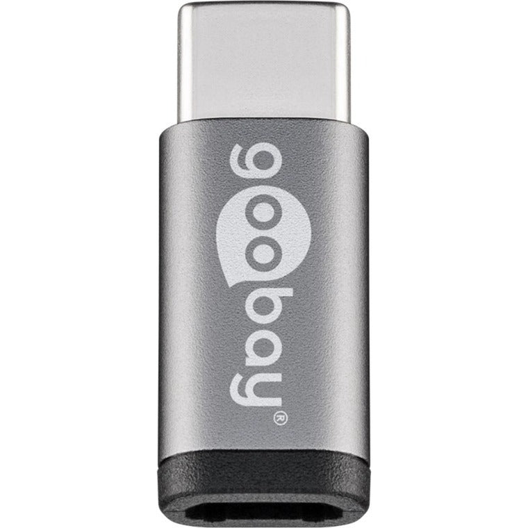 Goobay usb-c > usb micro-b 2.0 adapter (grijs)