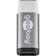 Goobay usb-c > usb micro-b 2.0 adapter (grijs)