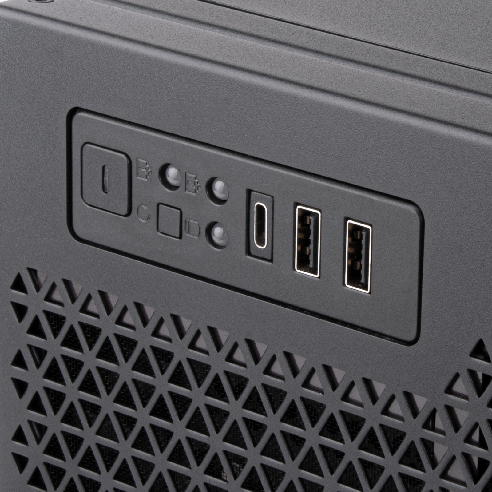 Silverstone rm52 server behuizing (zwart | 2x usb-a | 1x usb-c)