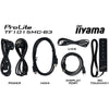 Iiyama prolite tf1015mc-b3 10.1 touchscreen monitor (zwart, hdmi, displayport, vga, usb-b, rj-45)