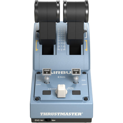 Thrustmaster tca quadrant airbus edition gaming gasregelaar (blauwgrijs zwart, pc)