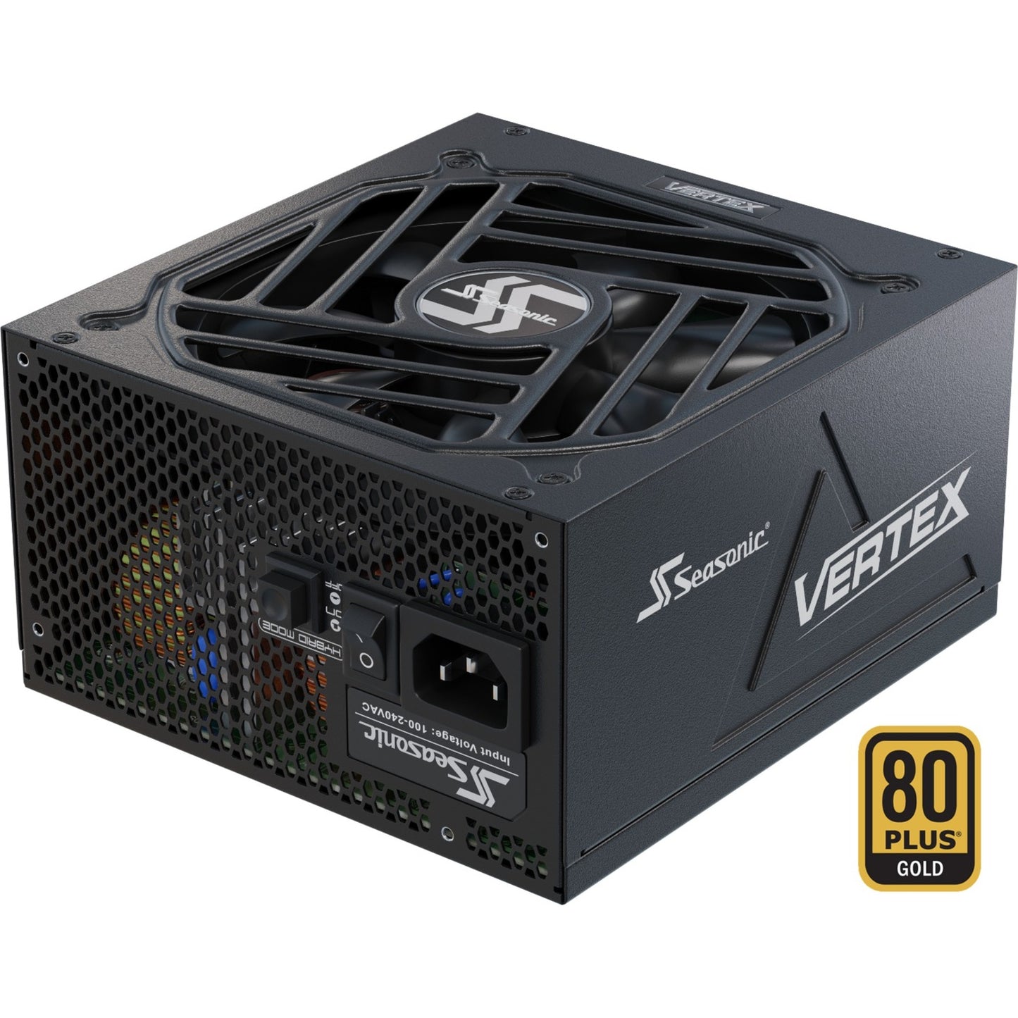 Seasonic vertex gx-1200 modulaire 1200 watt voeding (zwart, 1x 12v-2x6, 3x pcie)