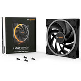 Be quiet! light wings pwm high-speed rgb case fan (zwart, 140 x 140 x 25 mm) - afbeelding 4