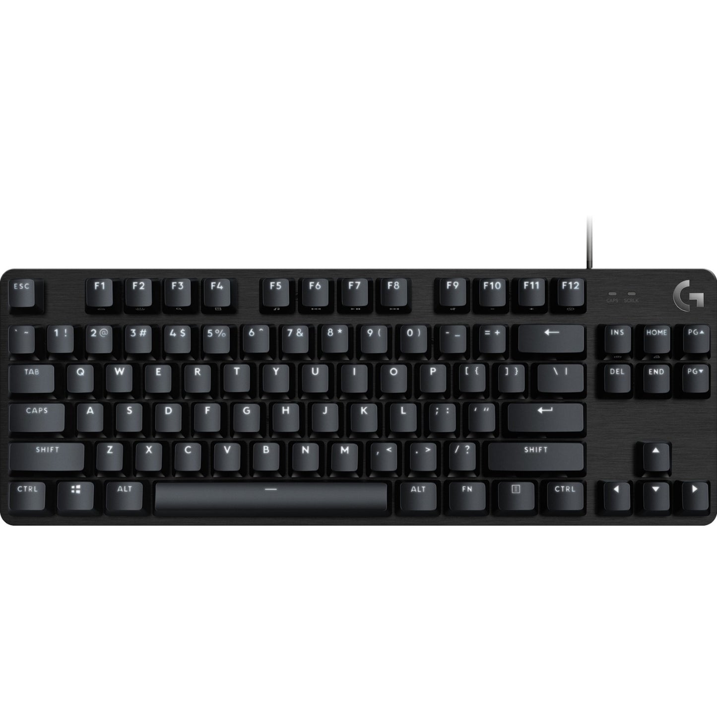 Logitech g413 tkl se mechanisch gaming toetsenbord (zwart, us-international lay-out (qwerty), gl tactile, 80% (tkl))