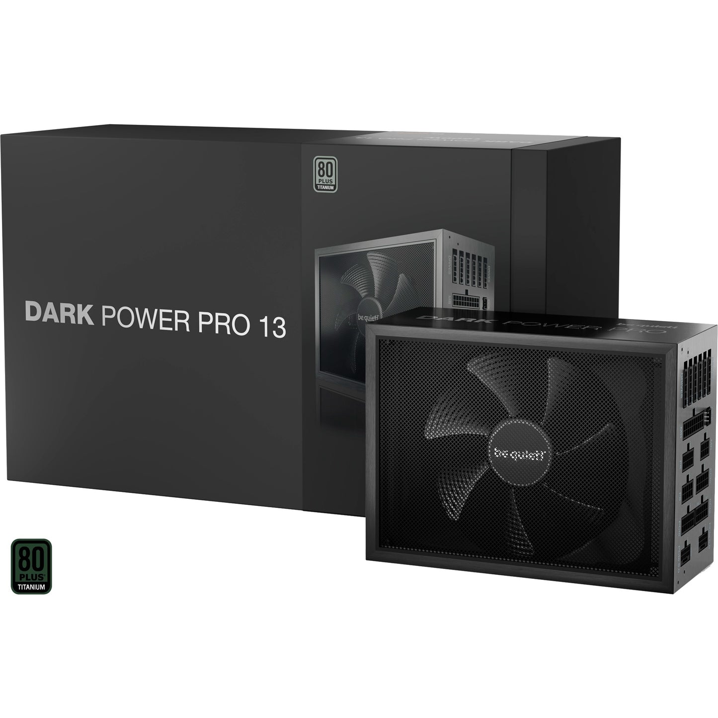 Be quiet! dark power pro 13 modulaire 1300 watt voeding (zwart, 2x 12vhpwr, 6x pcie)
