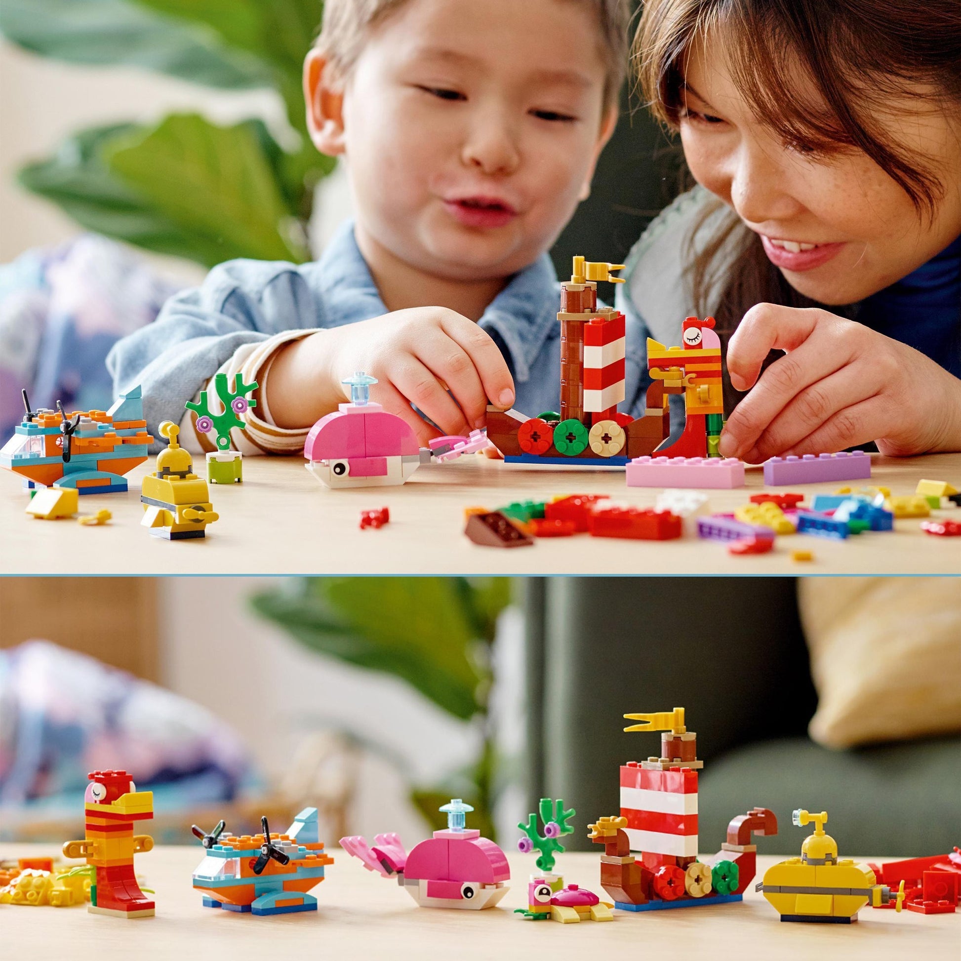 Lego classic - creatief zeeplezier constructiespeelgoed (11018)