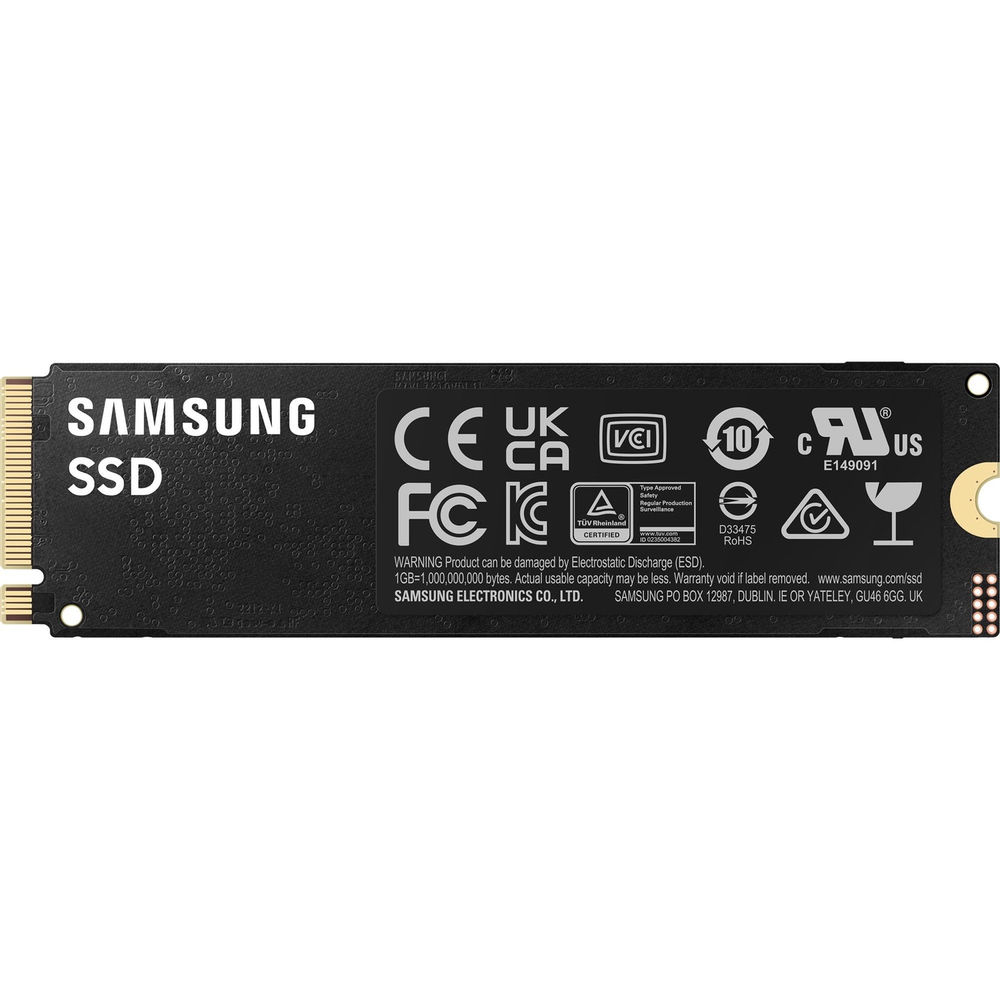 Samsung 990 pro 2 tb ssd (mz-v9p2t0bw, pcie gen 4.0 x4, nvme 2.0)
