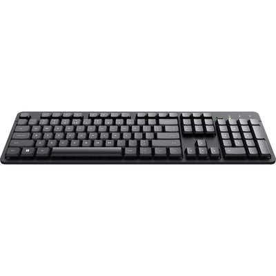 Trust ody ii draadloos toetsenbord (zwart, eu lay-out (qwerty), membraan, stil)