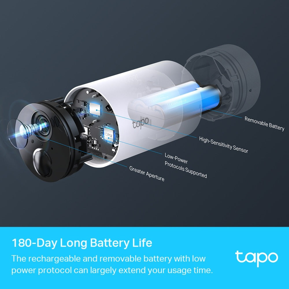 Tp-link tapo c400s2 beveiligingscamera (wit)