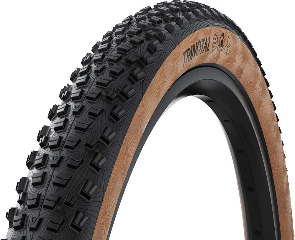 Continental trinotal race grip 29x2.4 tr e-25 transparent folding tire