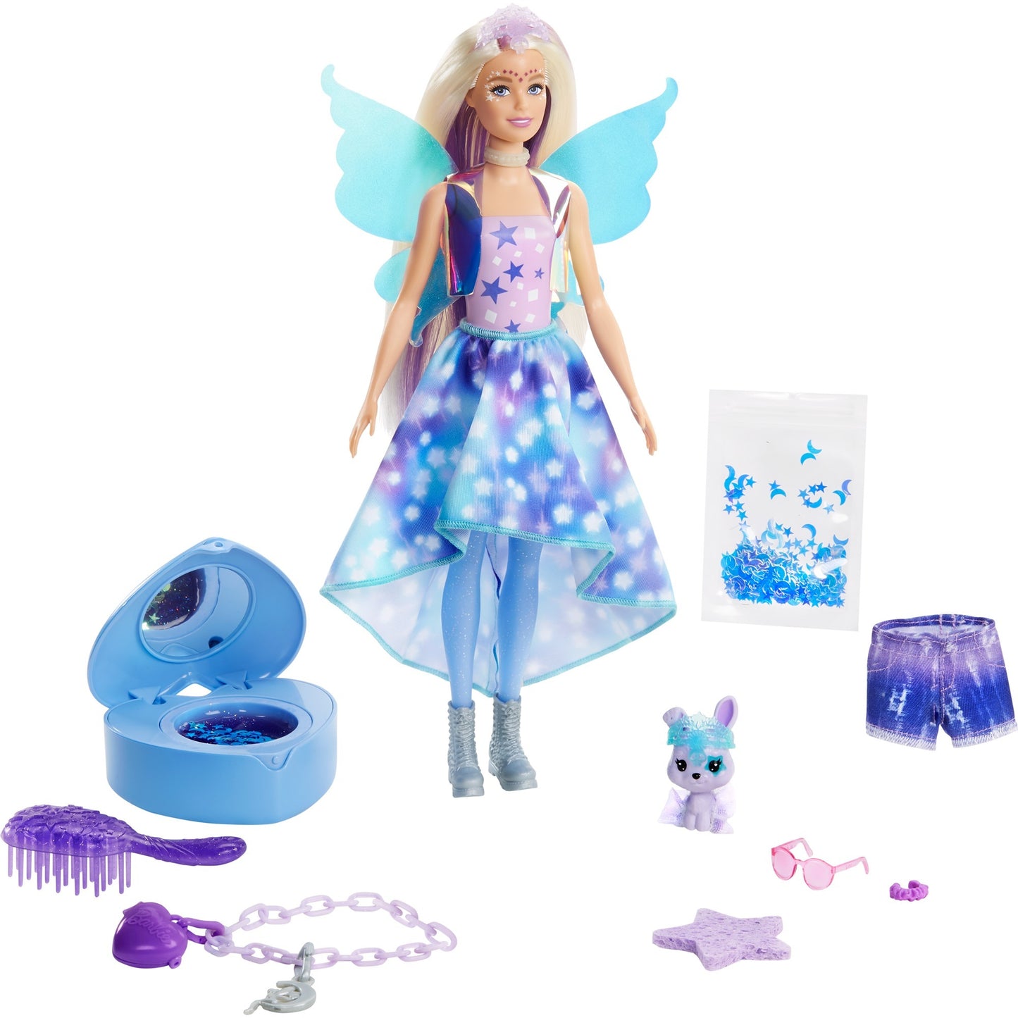 Barbie color reveal - fantasy fashion fee pop