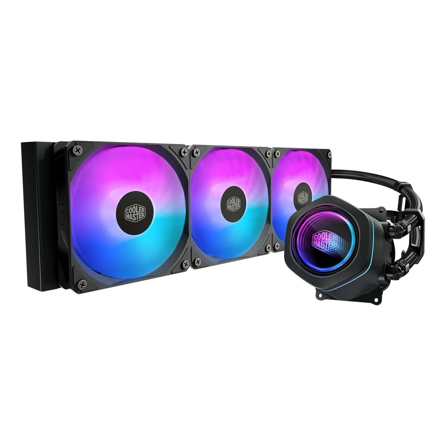 Cooler master masterliquid core nex 360 black waterkoeling (zwart, argb)