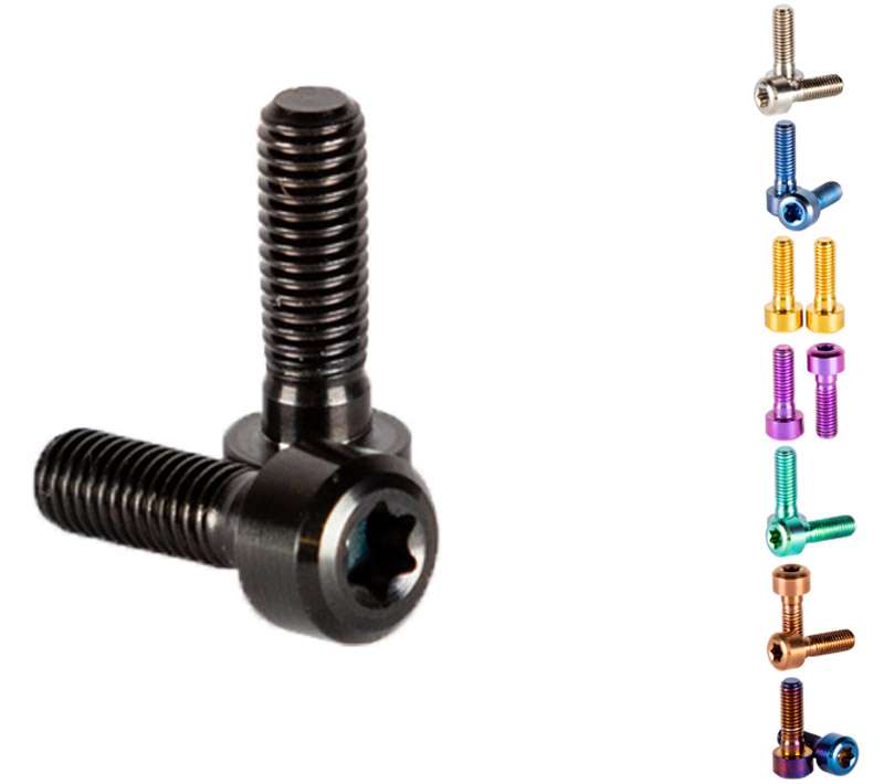 Oak components titanium screw set (6 pieces) for eternal stem