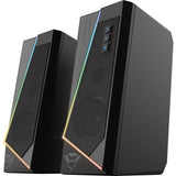 Trust gxt 609 zoxa rgb-verlichte speakerset pc-luidspreker (zwart, rgb led) - afbeelding 1