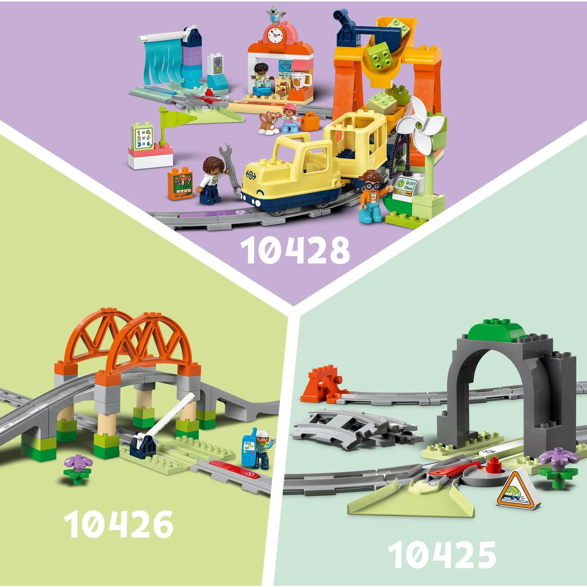 Lego duplo stad - interactieve avonturentrein constructiespeelgoed (10427)