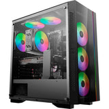 Deepcool matrexx 55 v3 add-rgb 3f midi tower behuizing (zwart | 3x usb-a | rgb | window) - afbeelding 1