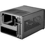 Silverstone sg13b-q mini tower behuizing (zwart | 2x usb-a) - afbeelding 4