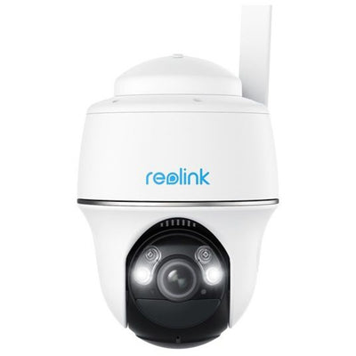 Reolink 2k 4mp draadloze 4g pt-camera, met slimme detectie (wit, g430-solar-w)