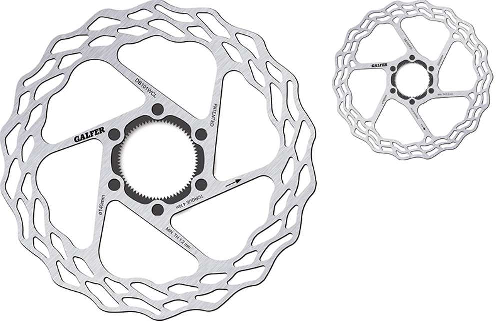 Galfer bike wave® fixed road centerlock disc rotor