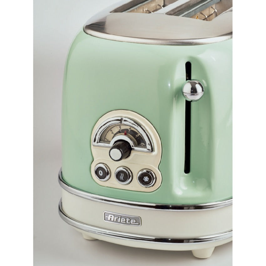Ariete vintage broodrooster 0155 14 (lichtgroen)