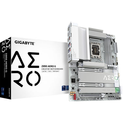 Gigabyte z890 aero g socket 1851 moederbord (raid, 2x 2.5gb-lan, wi-fi 7, bt, sound, atx)