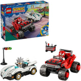 Lego sonic the hedgehog 77118 silvers auto vs. knuckles' monstertruck - afbeelding 1