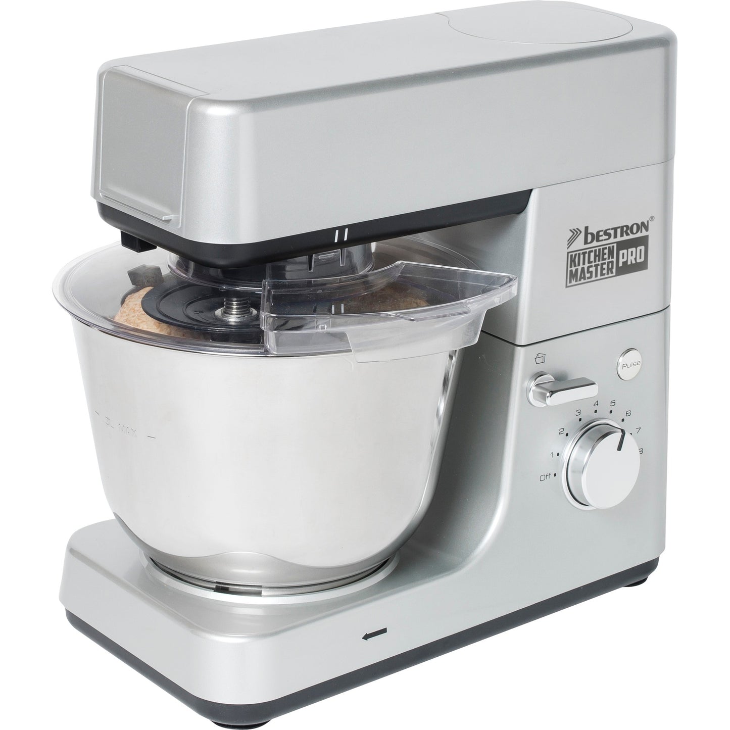 Bestron akm1600s 4-in-1 keukenmachine kitchen master pro (zilver)