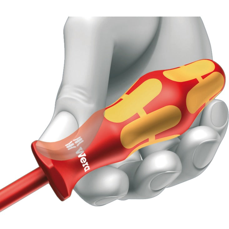 Wera 160 iss 7 schroevendraaierset kraftform plus serie 100 (rood geel, 7-delig)