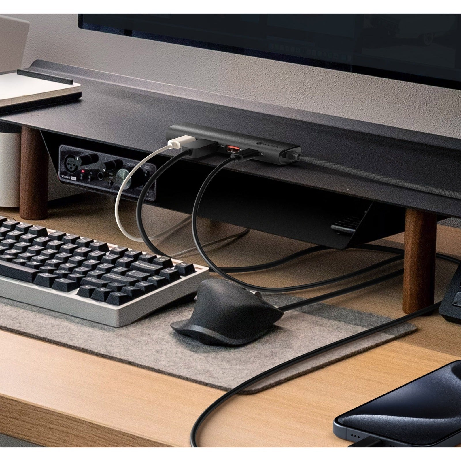 Icy box ib-hub1437-cpd usb-hub