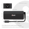 Club 3d usb-c laptop charger 140w, 1 meter (zwart)