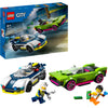 Lego politiewagen en snelle autoachtervolging - 60415