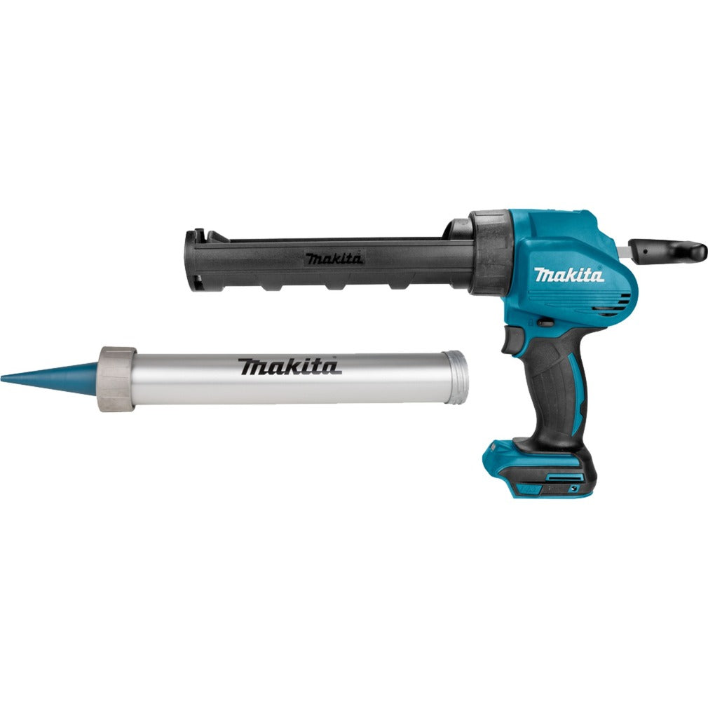 Makita 18 v lijm- en kitspuit dcg180zxk lijmpistool (blauw zwart, accu en oplader niet inbegrepen, incl. 2x patroonhouder)