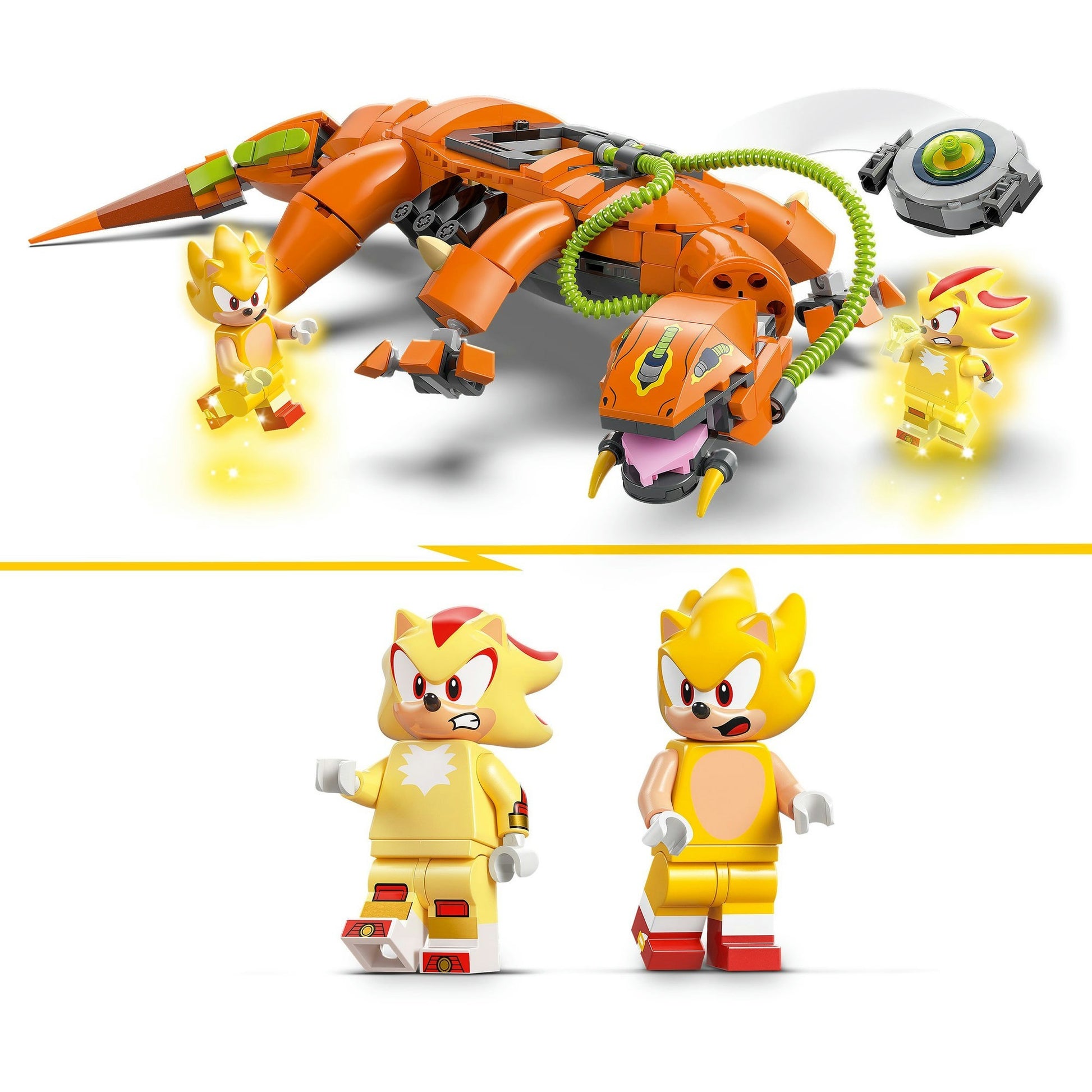 Lego sonic the hedgehog 77003 super shadow vs. biolizard