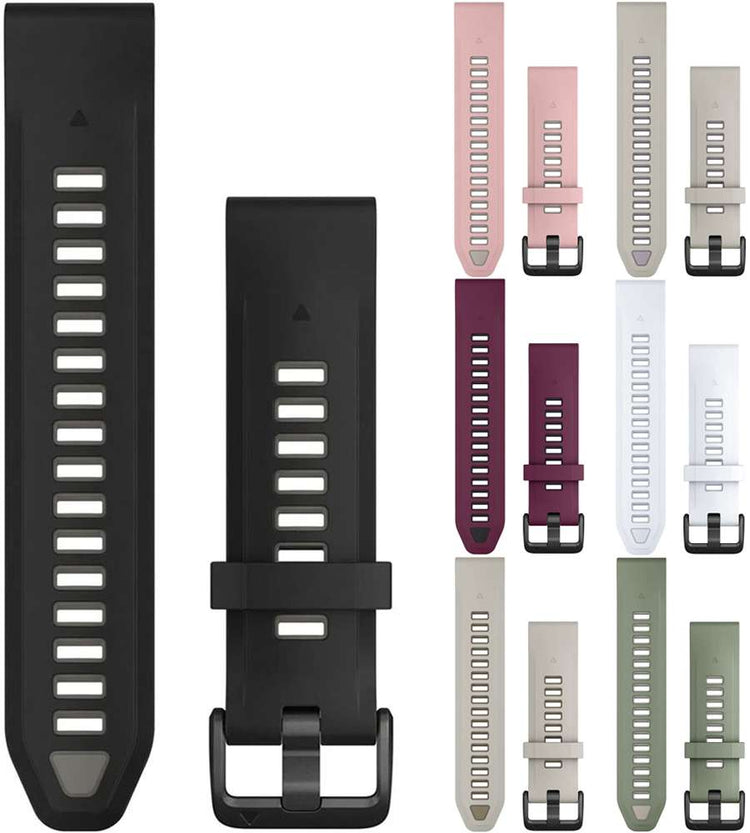 Garmin fenix 8s 7s 6s quickfit™ silicone strap 20mm