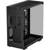Deepcool ch780 midi tower behuizing (zwart | 4x usb-a | 1x usb-c | rgb | tempered glass)