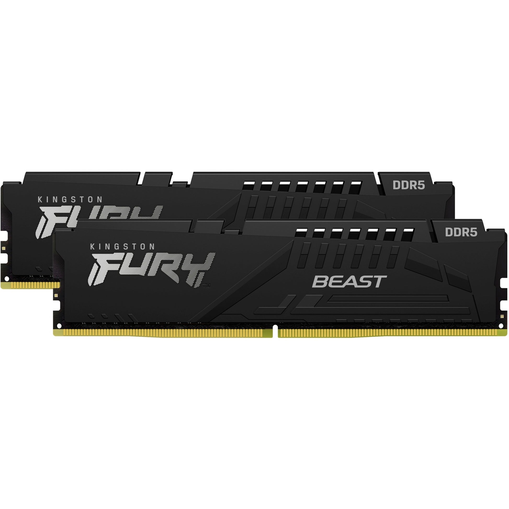 Kingston fury beast 32 gb ddr5-5600 (2x 16 gb) werkgeheugen (zwart, kf556c36bbek2-32, xmp 3.0, expo)