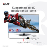 Club 3d gecertificeerde ultra high speed hdmi 2.1 kabel (zwart, 5 meter, 8k) - afbeelding 7
